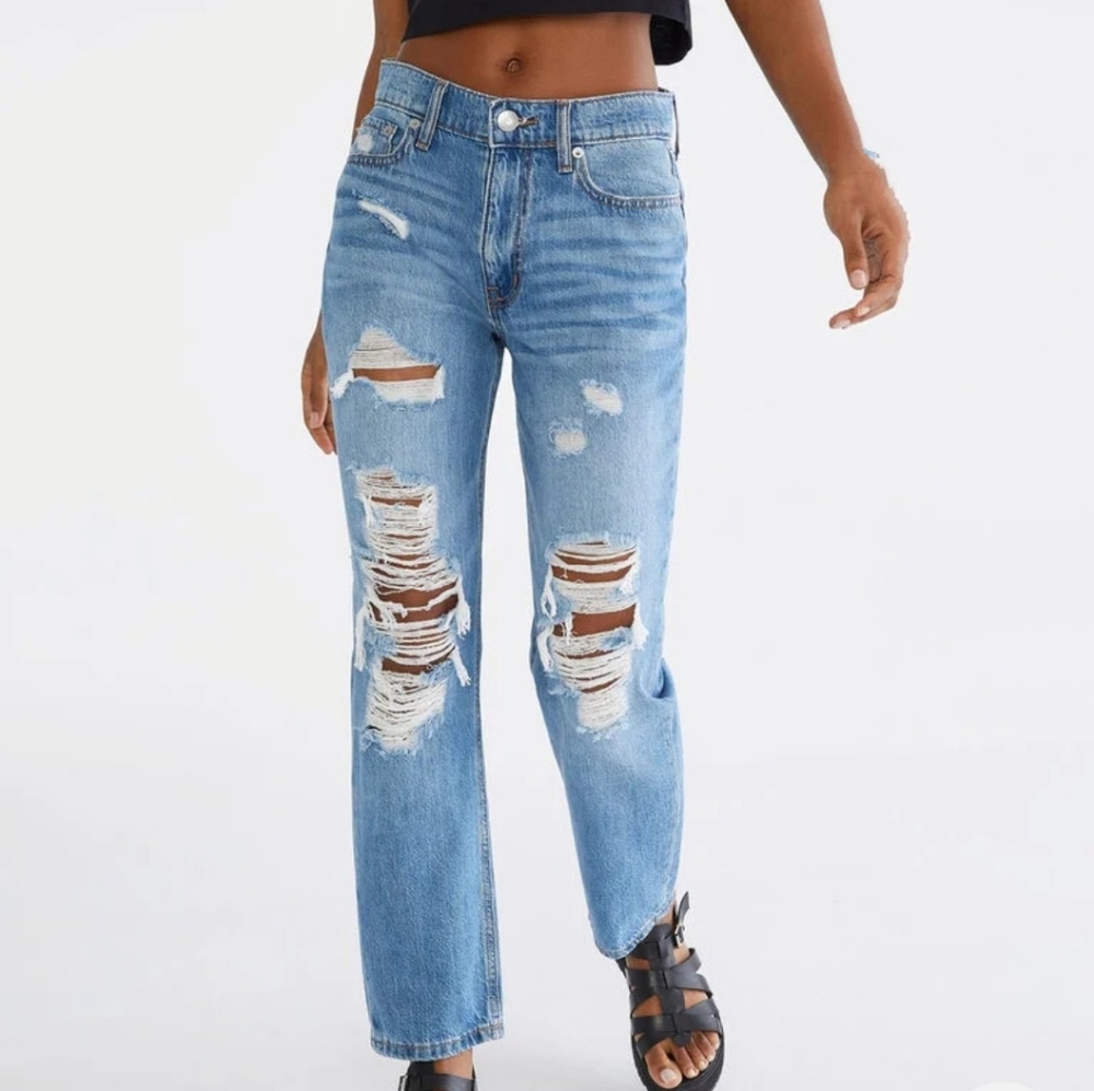 Aeropostal High-Rise Mom Jean